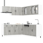 11 Piece Kitchen Cabinet Set Lucca Engineered Wood