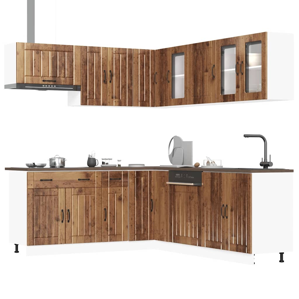 11 Piece Kitchen Cabinet Set Lucca Engineered Wood