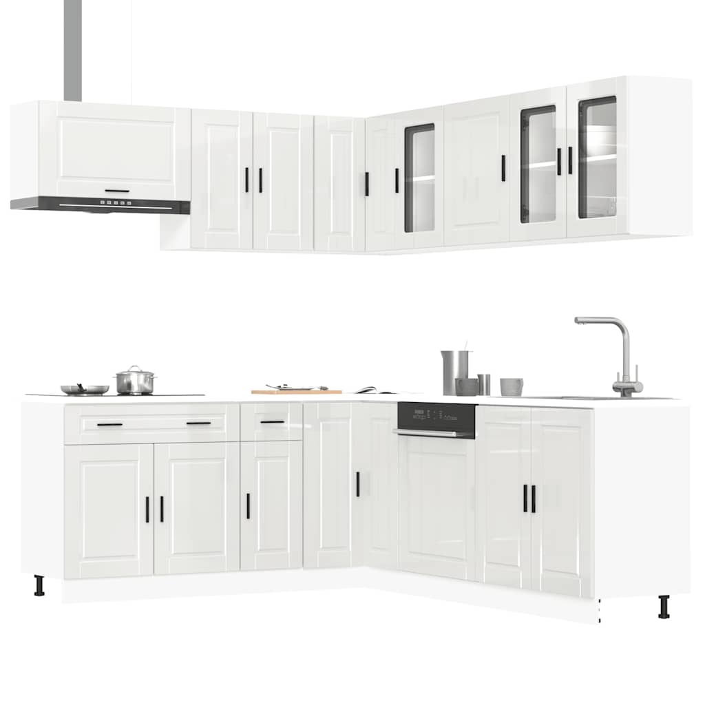 11 Piece Kitchen Cabinet Set Porto Engineered Wood