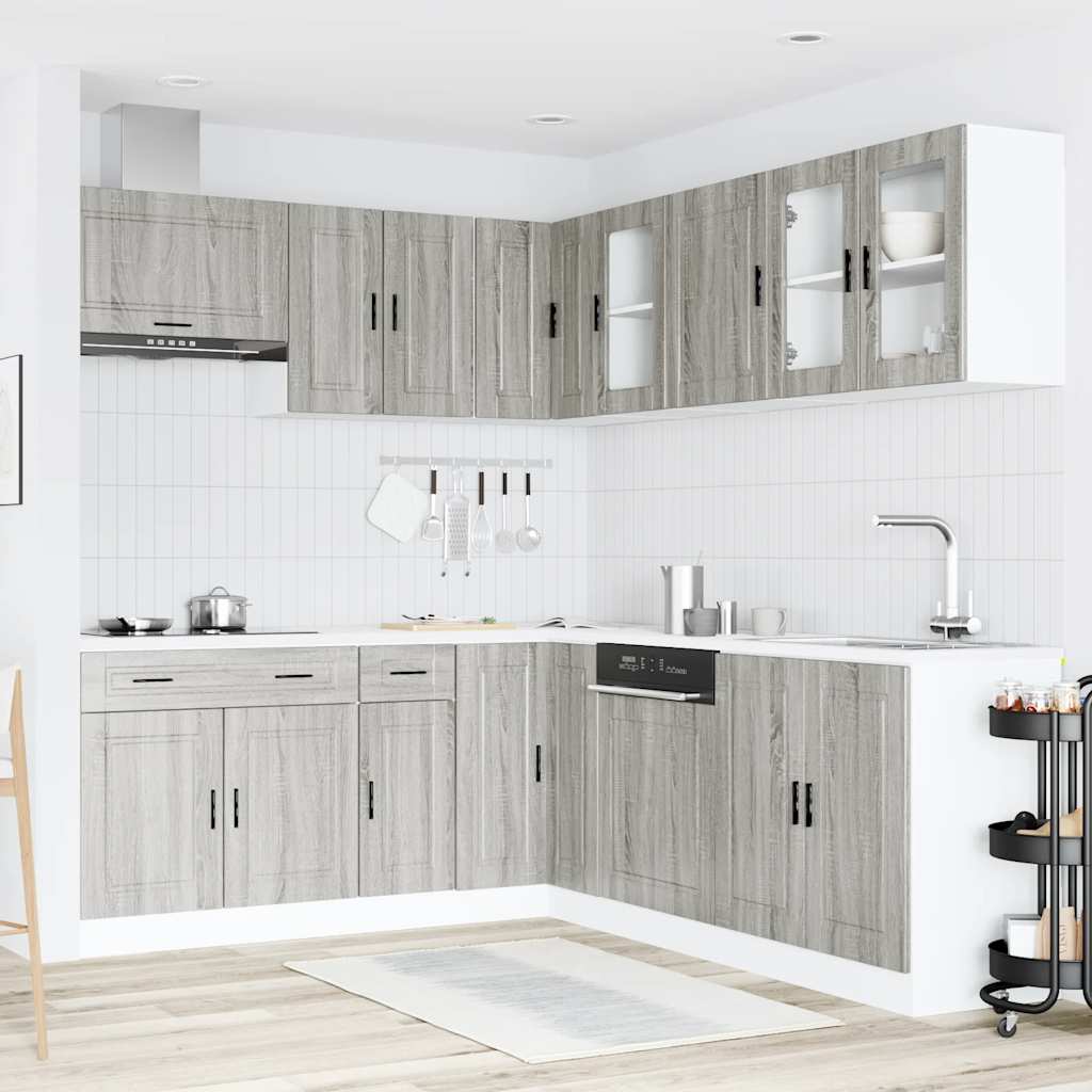 11 Piece Kitchen Cabinet Set Porto Engineered Wood