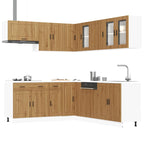 11 Piece Kitchen Cabinet Set Porto Engineered Wood
