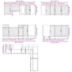 11 Piece Kitchen Cabinet Set Kalmar Engineered Wood