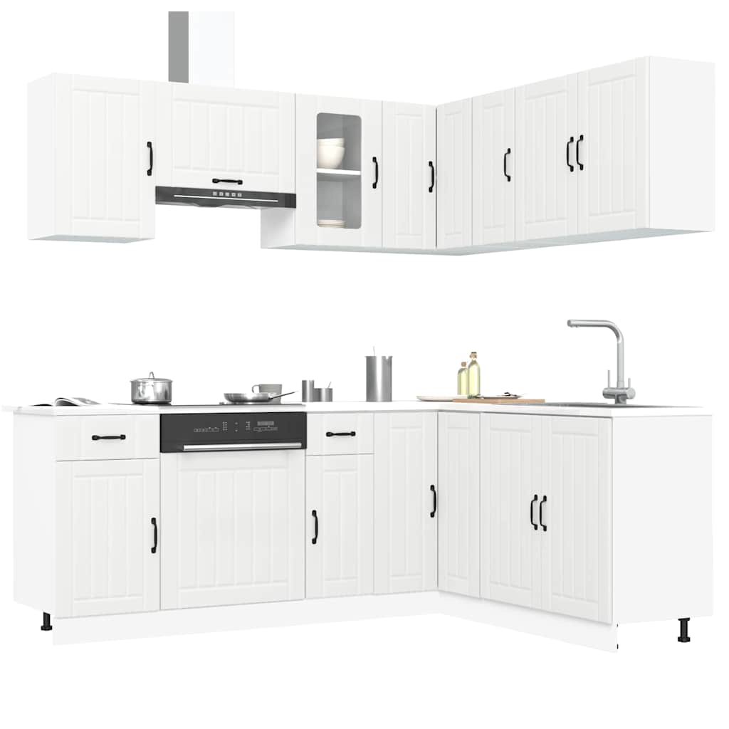 11 Piece Kitchen Cabinet Set Kalmar Engineered Wood