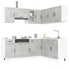 11 Piece Kitchen Cabinet Set Kalmar Engineered Wood