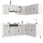 11 Piece Kitchen Cabinet Set Kalmar Engineered Wood