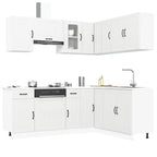 11 Piece Kitchen Cabinet Set Engineered Wood