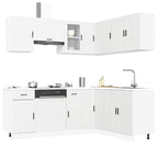 11 Piece Kitchen Cabinet Set Engineered Wood