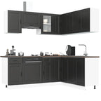 11 Piece Kitchen Cabinet Set Engineered Wood