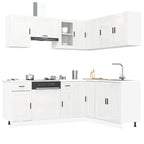 11 Piece Kitchen Cabinet Set Engineered Wood
