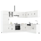 14 Piece Kitchen Cabinet Set Lucca Engineered Wood