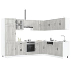14 Piece Kitchen Cabinet Set Lucca Engineered Wood
