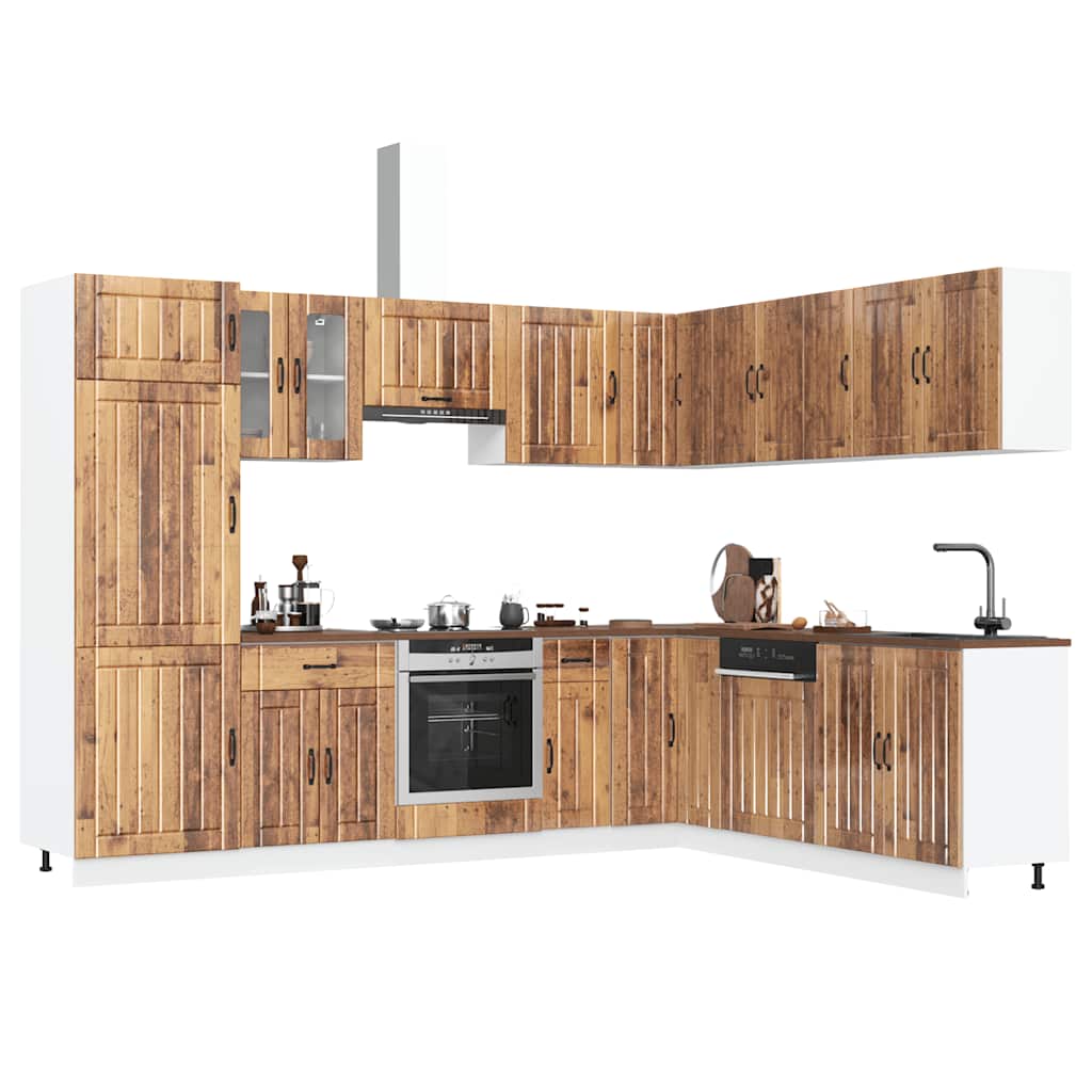 14 Piece Kitchen Cabinet Set Lucca Engineered Wood
