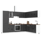 14 Piece Kitchen Cabinet Set Porto Engineered Wood