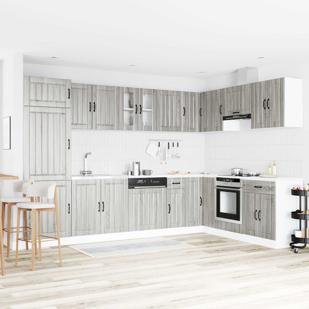 Kitchen Cabinet with Door Lucca Grey Sonoma 80 x 46 x 81.5 cm