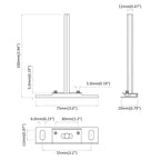 Floating Shelf Brackets 12pcs Invisible Ø12x100 mm Carbon Steel