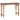 Console Table Brown 110 x 35 x 76 cm Solid Reclaim wood