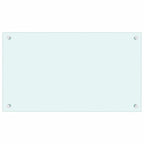 Kitchen Backsplashes 2 pcs White 70x40 cm Tempered Glass