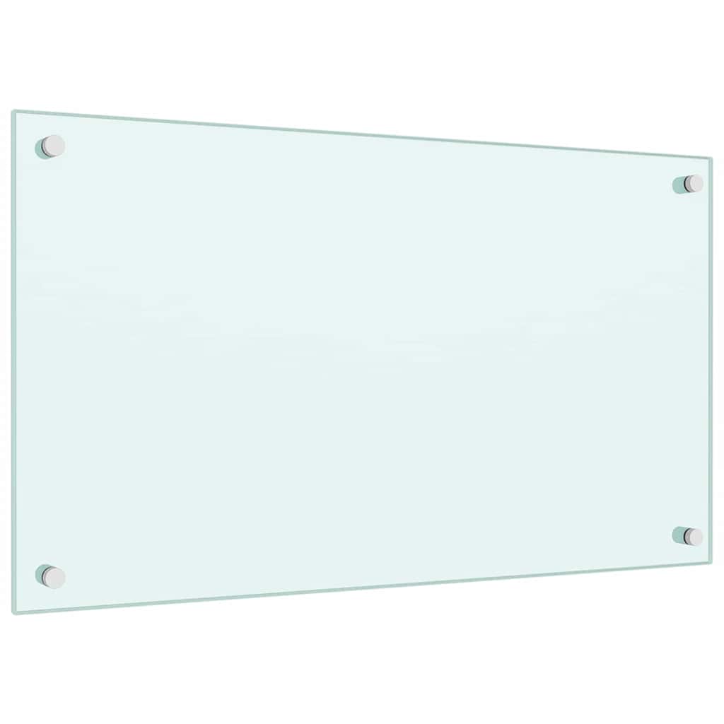 Kitchen Backsplashes 2 pcs White 70x40 cm Tempered Glass