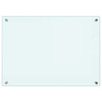 Kitchen Backsplashes 2 pcs White 70x50 cm Tempered Glass