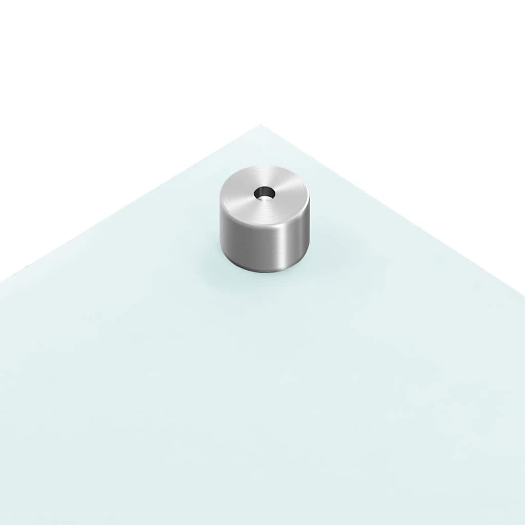 Kitchen Backsplashes 2 pcs White 80x50 cm Tempered Glass