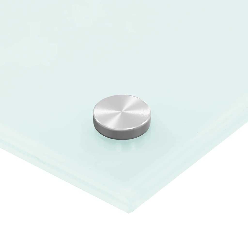 Kitchen Backsplashes 2 pcs White 80x60 cm Tempered Glass