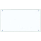 Kitchen Backsplashes 2 pcs Transparent 70x40 cm Tempered Glass