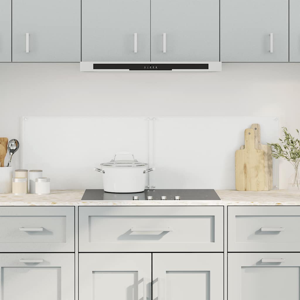 Kitchen Backsplashes 2 pcs Transparent 70x40 cm Tempered Glass