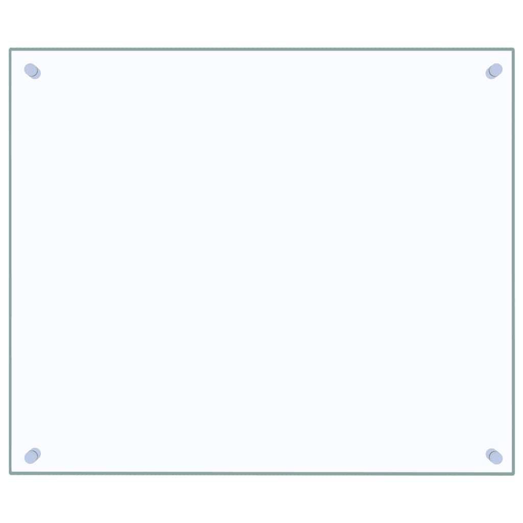 Kitchen Backsplashes 2 pcs Transparent 70x60 cm Tempered Glass