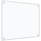 Kitchen Backsplashes 2 pcs Transparent 70x60 cm Tempered Glass