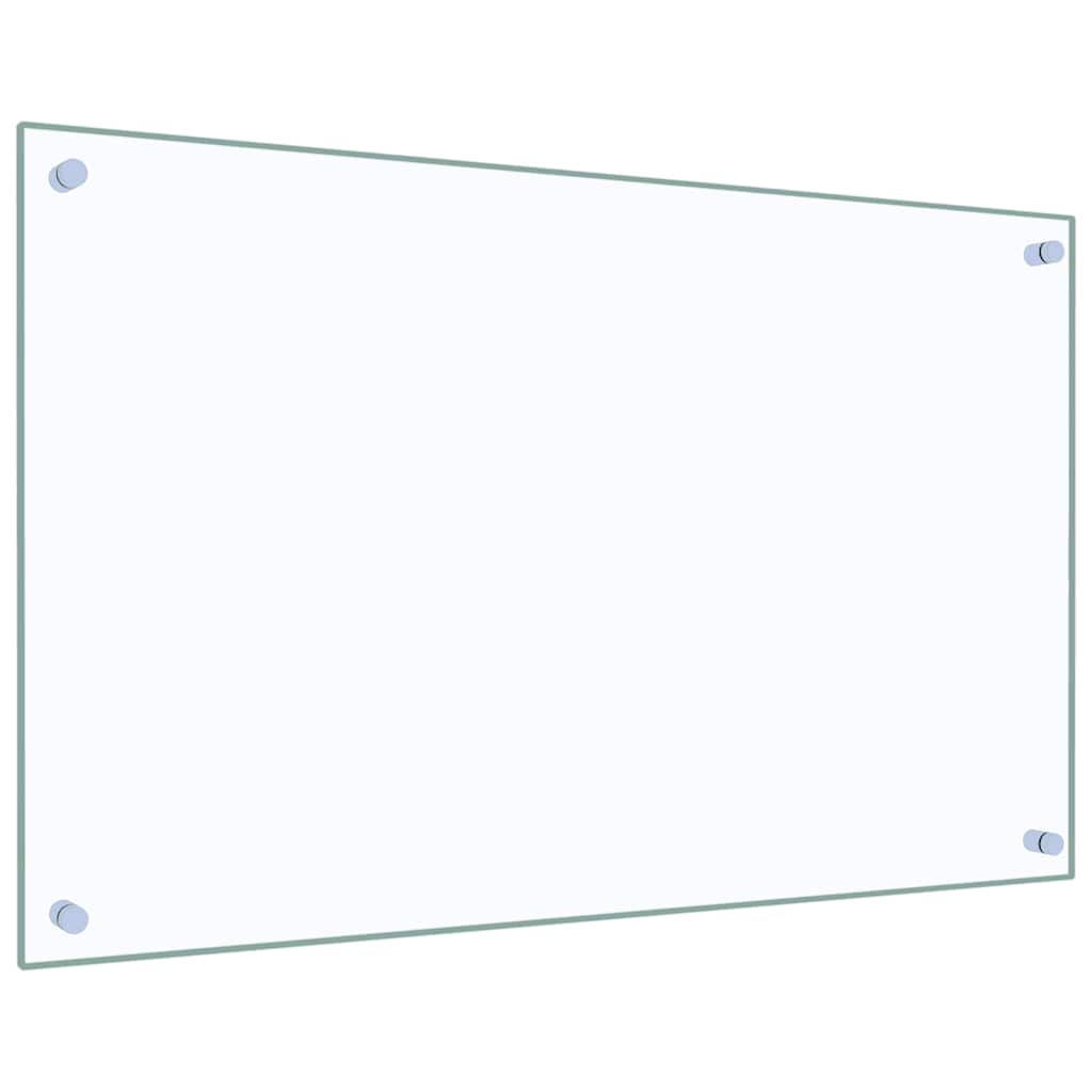 Kitchen Backsplashes 2 pcs Transparent 80x50 cm Tempered Glass