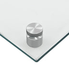 Kitchen Backsplashes 2 pcs Transparent 80x50 cm Tempered Glass