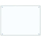 Kitchen Backsplashes 2 pcs Transparent 80x60 cm Tempered Glass