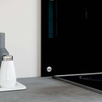 Kitchen Backsplashes 2 pcs Black 70x50 cm Tempered Glass