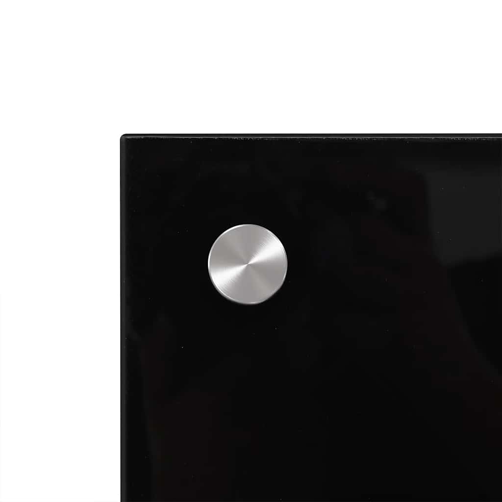 Kitchen Backsplashes 2 pcs Black 70x50 cm Tempered Glass