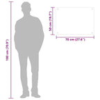 Kitchen Backsplashes 2 pcs Black 70x50 cm Tempered Glass