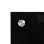 Kitchen Backsplashes 2 pcs Black 70x60 cm Tempered Glass