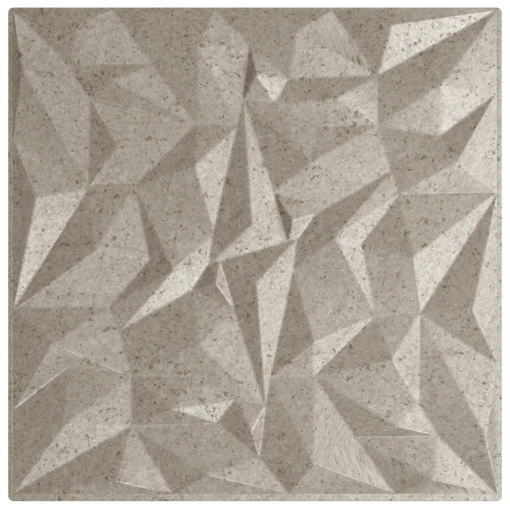 Wall Panels 12 pcs Beton 50x50 cm XPS 3 m² Amethyst