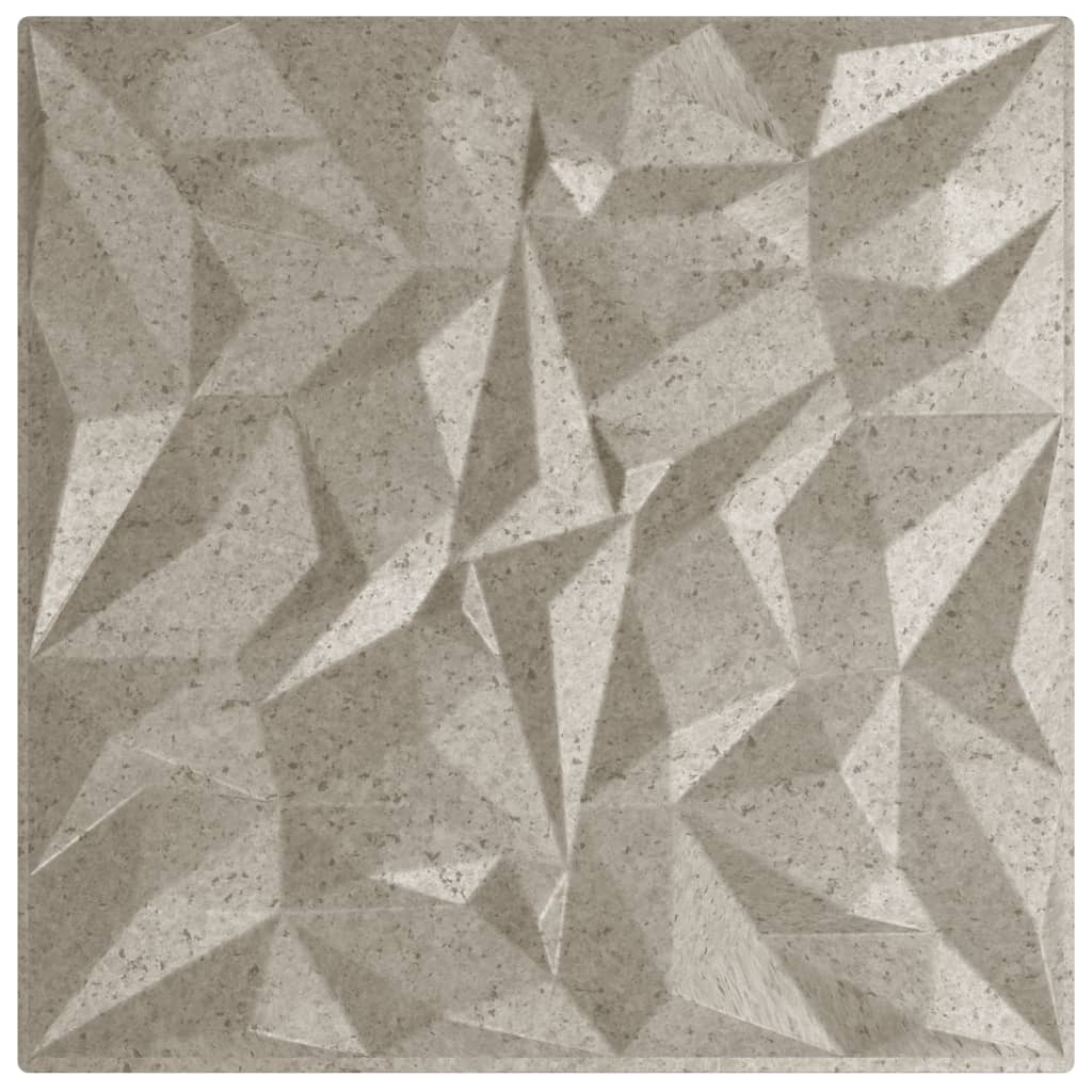 Wall Panels 24 pcs Beton 50x50 cm XPS 6 m² Amethyst