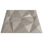 Wall Panels 12 pcs Beton 50x50 cm XPS 3 m² Diamond
