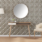 Wall Panels 12 pcs Beton 50x50 cm XPS 3 m² Origami