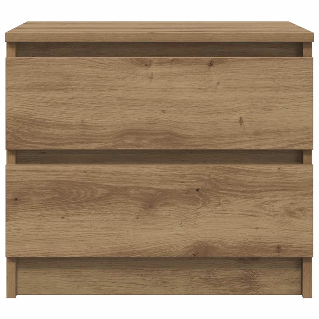 Bedside Cabinet Artisan Oak 50x40x43.5 cm Engineered Wood
