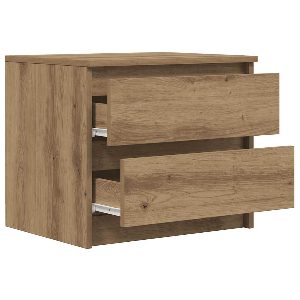 Bedside Cabinet Artisan Oak 50x40x43.5 cm Engineered Wood