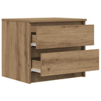 Bedside Cabinet Artisan Oak 50x40x43.5 cm Engineered Wood