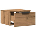 Wall-mounted Bedside Cabinet Artisan Oak 34x30x20 cm