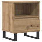 Bedside Cabinet Artisan Oak 40x35x50 cm Engineered Wood