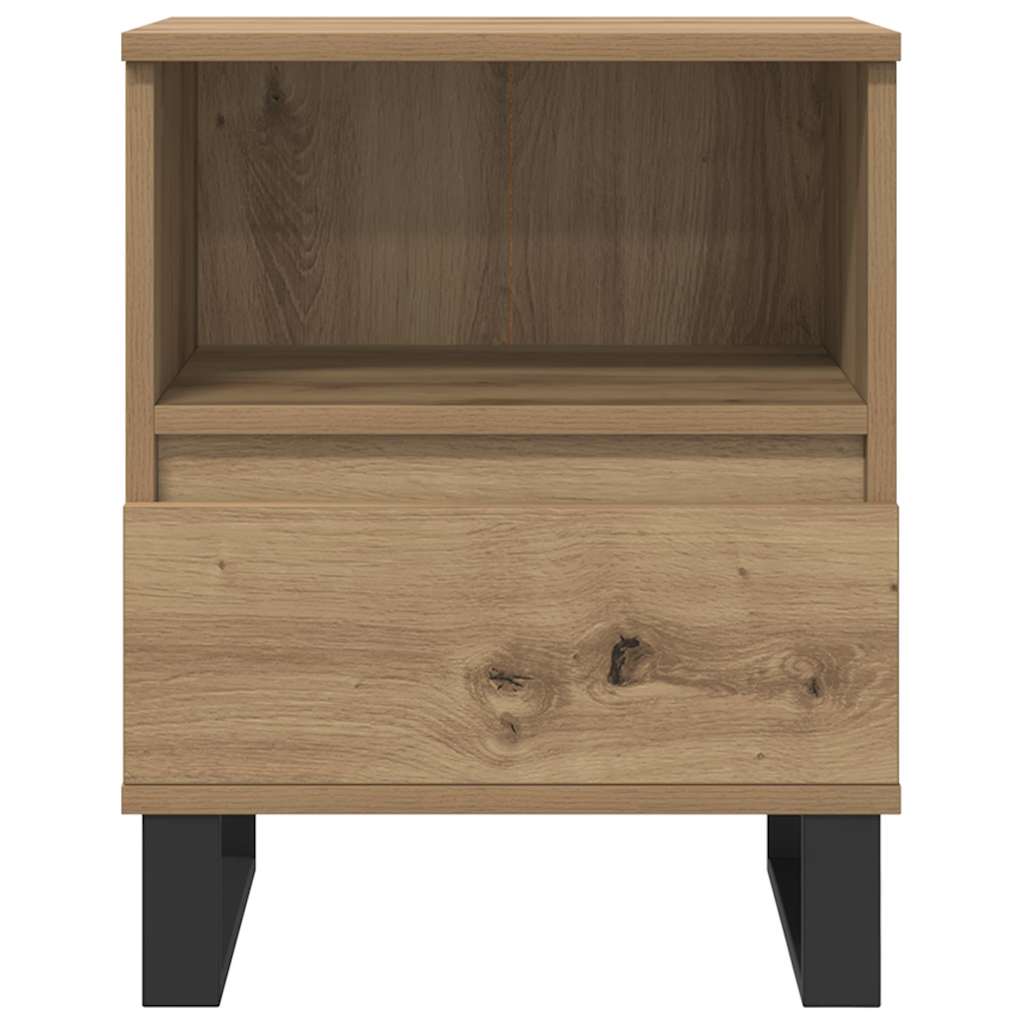 Bedside Cabinet Artisan Oak 40x35x50 cm Engineered Wood