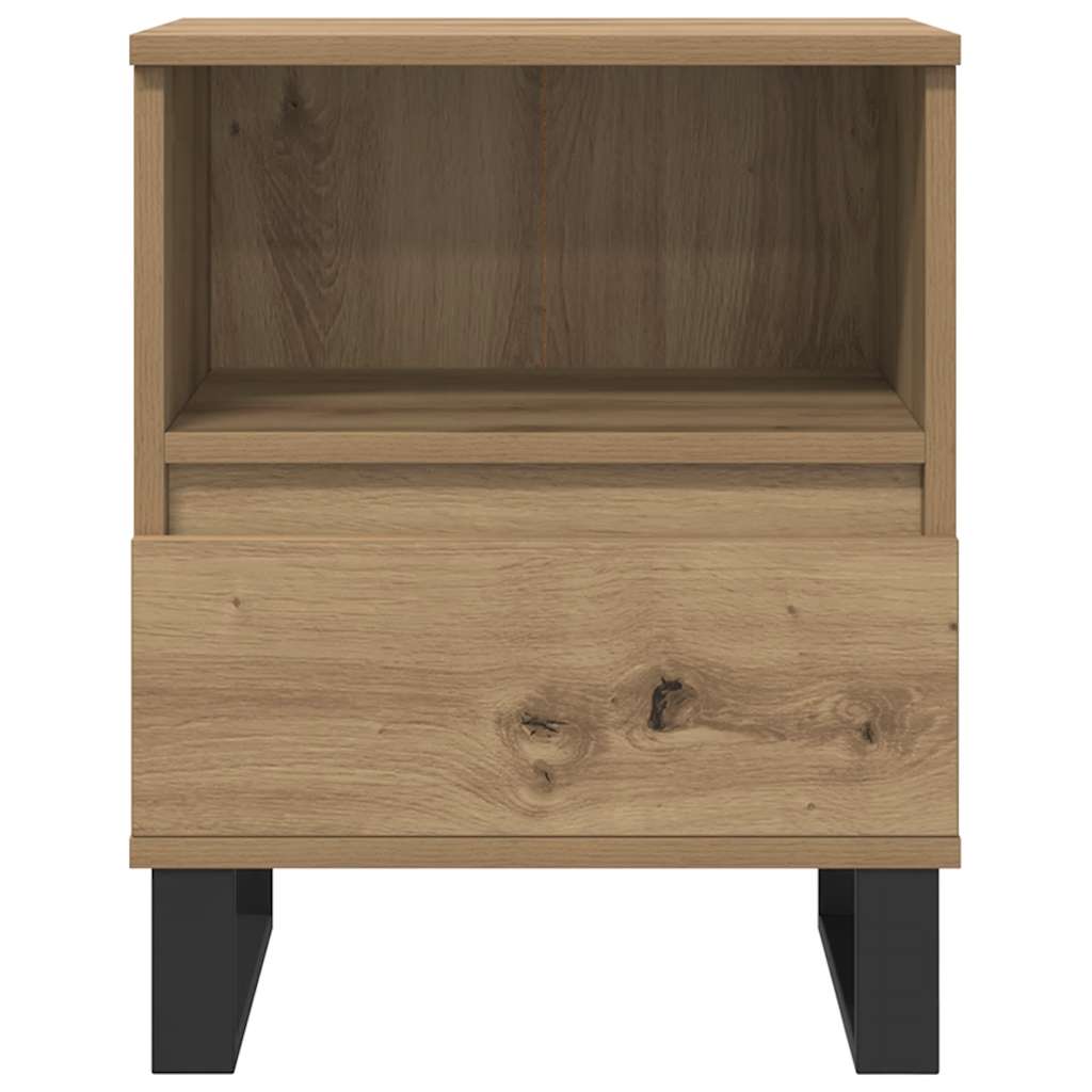 Bedside Cabinets 2 pcs Artisan Oak 40x35x50 cm Engineered Wood