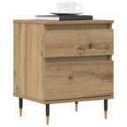 Bedside Cabinets 2 pcs Artisan Oak 40x35x50 cm Engineered Wood