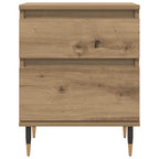 Bedside Cabinets 2 pcs Artisan Oak 40x35x50 cm Engineered Wood