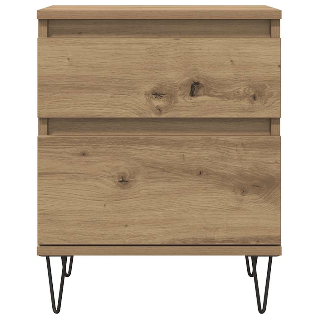 Bedside Cabinet Artisan Oak 40x35x50 cm Engineered Wood